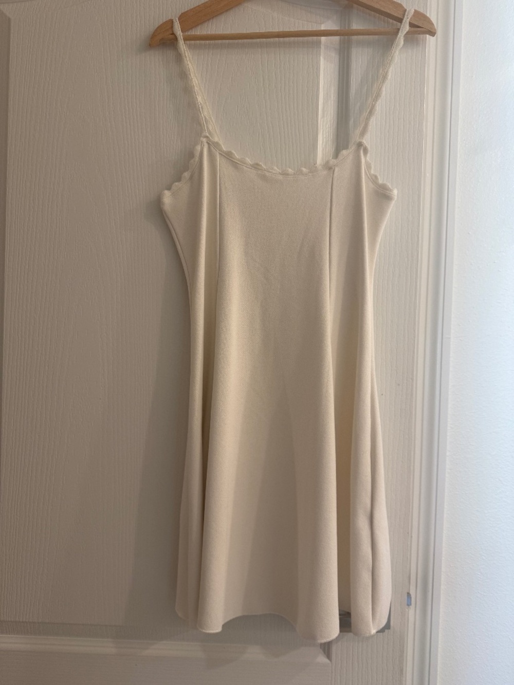 White A-line dress from Zara